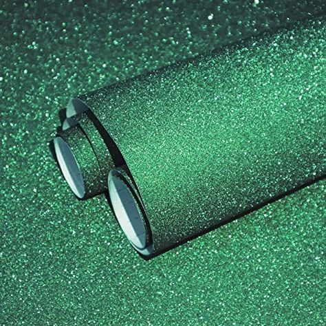 17.7"x197"Glitter Green Wallpaper Glitter Green Contact Paper Sparkle Self Adhesive Wallpaper Green Peel and Stick Wallpaper for Christmas DIY Home Decoration Wallpaper For Christmas, Green Peel And Stick Wallpaper, Sequin Wallpaper, Glitter Wrapping Paper, Wallpaper Glitter, Cabinet Diy, Green Contacts, Decorative Cabinet, Wallpaper Green