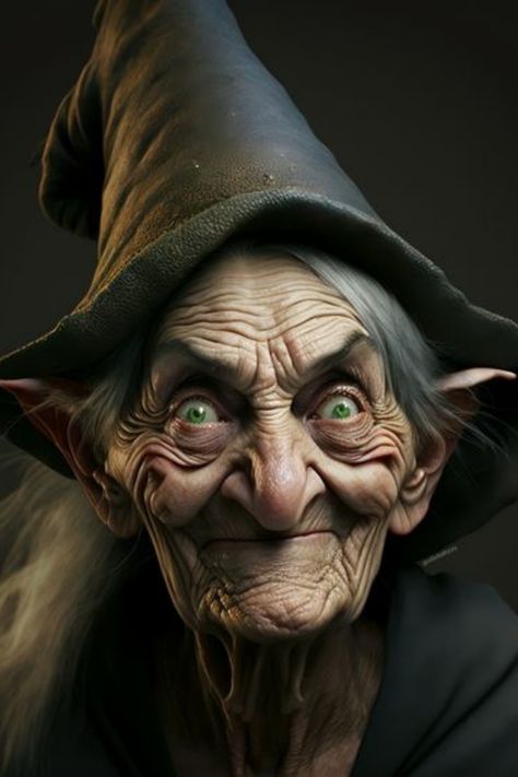 Old Hag Aesthetic, Old Crone Witch, Old Hag Costume, Baba Yaga John Wick, Servant Of Evil, Funny Cartoon Faces, Old Hag, Modern Magic, Horror Artwork