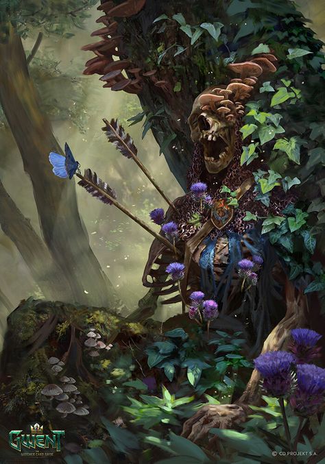 ArtStation - Circle of Life. Gwent Card, Oleksandr Kozachenko Man Eating Plant Art, 다크 판타지, Arte Obscura, Arte Fantasy, Circle Of Life, Art And Illustration, 판타지 아트, Arte Horror, Fantasy Inspiration