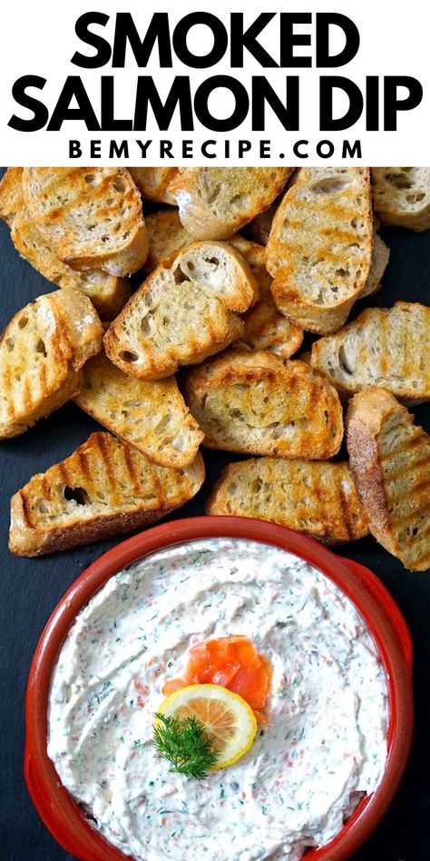 Smoked Salmon Dip with Dill, Chives, and Capers Easy Smoked Salmon Dip, Smoked Salmon Snack Ideas, Cold Smoked Salmon Recipes, Smoked Trout Dip, Sundried Tomato Recipes, Salmon Snack, Salmon Dip Recipes, Salmon Capers, Smoked Salmon Appetizer