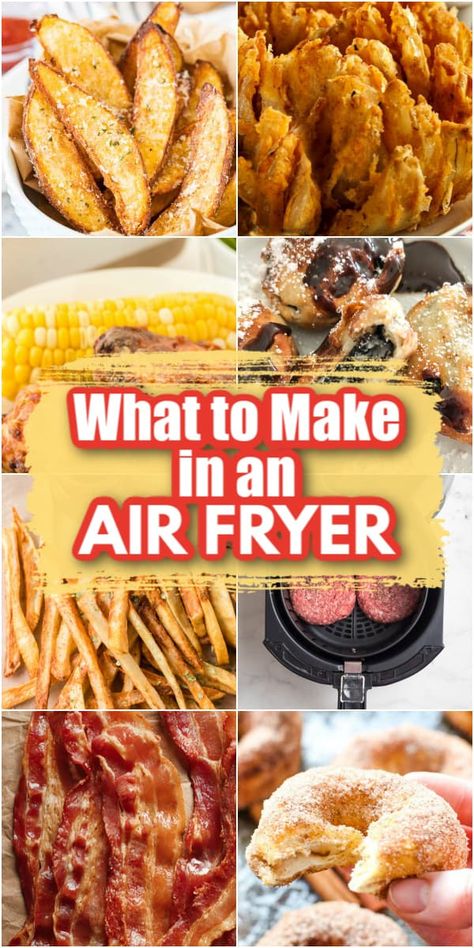 You can cook all sorts of things in an air fryer. Using less than a tablespoon of oil or a couple of sprays of canola cooking spray, you can fry beef, chicken, fish, frozen food and vegetables. Check out everything you need to know, what to cook and some of the best Air Fryer recipes! Power Air Fryer Recipes, Air Fryer Cooking Times, Cooks Air Fryer, Air Fried Food, Air Fryer Oven Recipes, Air Fry Recipes, Best Air Fryers, Air Fryer Recipes Chicken, Cooking Spray