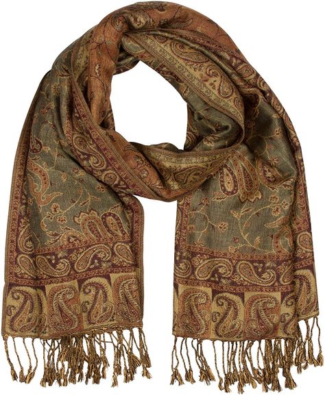 Double Layer Jacquard Paisley Pashmina Shawl / Wrap / Stole - Celadon Green - C11165EYDTL - Scarves & Wraps, Wraps & Pashminas  #SCARVES #WRAPS #fashionwomen #outfits #winter #Wraps & Pashminas Champagne Color Dress, Tartan Blanket, Celadon Green, Wrap Scarf, Pashmina Shawl, Eclectic Fashion, Fashion Inspiration Design, Shawl Wrap, Paisley Design