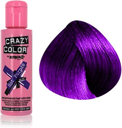 Hot Purple Hair, Witch Hair, Crazy Color, Bella Hair, Semi Permanente, Hair Color Cream, Semi Permanent Hair Color, Beautiful Curly Hair, Hair Coloring