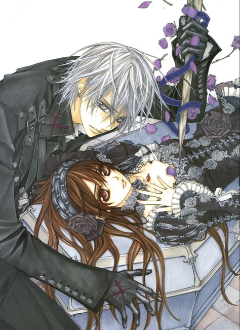 Zero X Yuki, Yuki And Kaname, Vampire Knight Cosplay, Vampire Knight Zero, Yuki And Zero, Vampire Knight Kaname, Vampire Knight Yuki, Vampire Knight Manga, Matsuri Hino