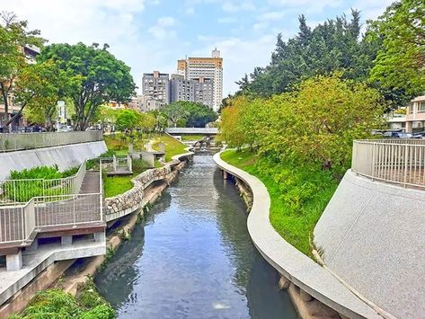 Liuchuan Riverside Walk, Taichung’s Scenic Esplanade - Explanders Abandoned Amusement Park, Riverside Walk, Sacred Mountain, Riverside Park, Taichung, Urban Oasis, Nature View, West Lake, Archaeological Site