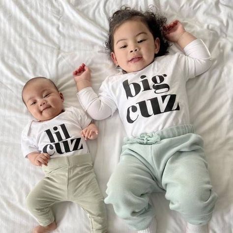 "Cousin love ❤️ 💕🥰" Promoted To Big Cousin Announcement, Promoted To Cousin, Cousin Announcement, Cuz Cuz, Announcement Photos, Big Lil, Cousin Love, Baby Announcement Photos, Cousin Gifts