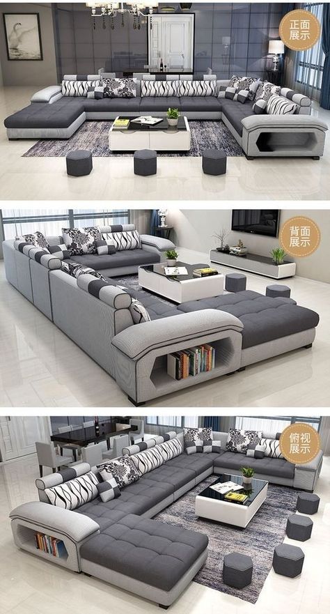 Luxury Sofa Design, Corner Sofa Design, Modern Sofa Living Room, Sofa Bed Design, Living Room Sofa Set, Living Room Sofa Design, Sofa Set Designs, Furniture Design Living Room, Set Designs