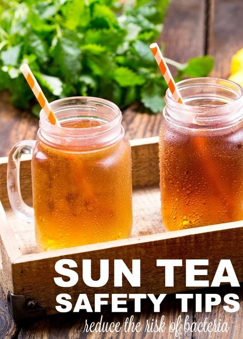 Sun Tea Recipes, Te Chai, Sun Tea, Iced Tea Recipes, Delicious Drink Recipes, Smen, Smoothie Drinks, How To Make Tea, Non Alcoholic Drinks