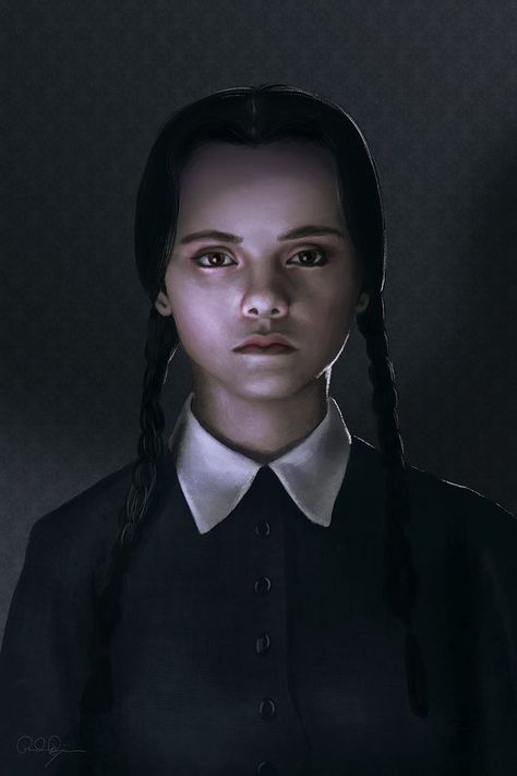 Wednesday Addams by mafaka on DeviantArt Los Addams, Charles Addams, Addams Family Wednesday, Mark Ryden, Adams Family, Audrey Kawasaki, The Munsters, The Addams Family, 90s Movies