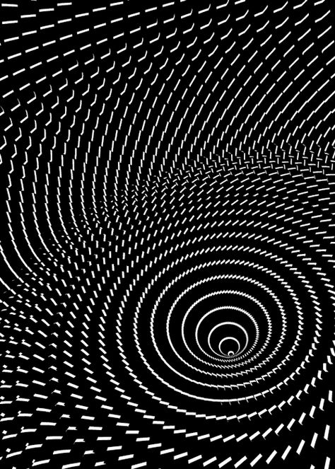 1. Mira el centro de la espiral fijamente durante 30 segundos. 2. MIra el teclado! Beste Gif, Illusion Gif, Art Optical, Mc Escher, Optical Art, Art Disney, Illusion Art, Dieselpunk, Op Art