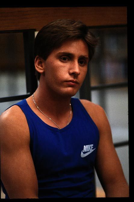 Emilio Estevez The Outsiders Two Bit, Andrew Clark, Breakfast Club Movie, Judd Nelson, 80s Actors, The Outsiders Cast, Emilio Estevez, Outsiders Cast, Brat Pack