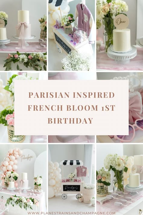 1st Birthday | Paris | Parisian Party | Parisian Themed Birthday | Baby Girl | Birthday Party | French | French Blooms | French Market | Target Market Cart | Florals | Balloon Garland | Smash Cake | Penelope's Chic Boutique | Party Favors | Baby Girl | Travel | Lifestyle | Mom Blogger | Miami French 1st Birthday Party, French Themed First Birthday, Paris First Birthday Party, French First Birthday, French Theme Party, French Themed Parties, Paris Birthday, City Of Lights, First Birthday Themes