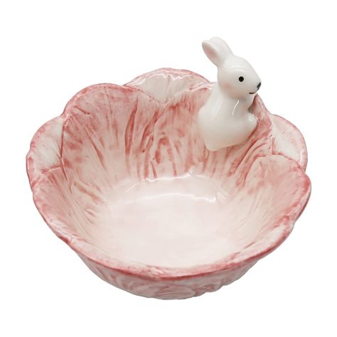 Cute Ramen Bowl, Ramen Bowl Ceramic, Kawaii Candy, Household Gifts, Bunny Statue, Ceramic Easter, Easter Party Decor, Ice Cream Candy, Trash Can For Car