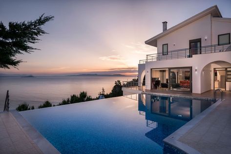 Crete House, Villa By The Sea, Modern Renovation, Sea House, Beachfront Home, Shore House, Island House, Greece Islands, Crete Greece