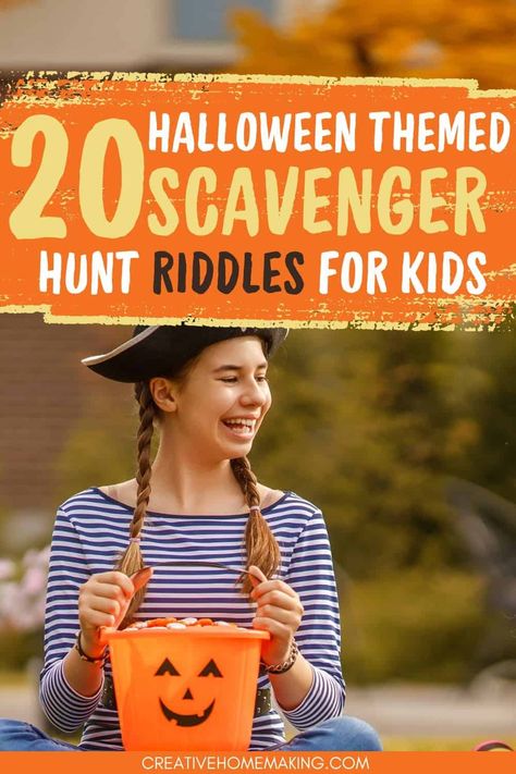 Scary Scavenger Hunt Ideas, Road Rally Scavenger Hunt, Teacher Photo Scavenger Hunt, Trick Or Treat Scavenger Hunt For Kids, Halloween Egg Hunt Ideas, Indoor Halloween Scavenger Hunt, Halloween Themed Scavenger Hunt, Halloween Neighborhood Scavenger Hunt, Halloween Riddles Scavenger Hunts