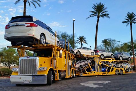 Multi-Car Discounts: How Shipping Multiple Together Vehicles Saves You Money Car Carrier Truck, Transport Business, Car Towing, Company Car, Florida Images, Towing Trailer, Australian Cars, Towing Service, Car Carrier