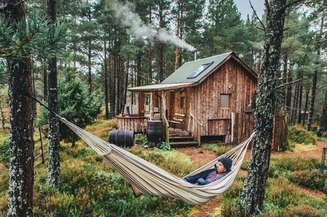 Scotland is set to rival the Danish concept of hygge with Còsagach Hygge Cabin, Hygge Style, Visit Scotland, Tiny House Movement, A Cabin, Cabin Life, Lifestyle Trends, Tiny House On Wheels, Cabins In The Woods