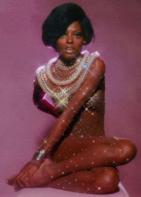 Oh My Goddess, Vintage Black Glamour, Black Hollywood, 70s Disco, Bob Mackie, Diana Ross, Vintage Glamour, Look At You, Mode Inspiration