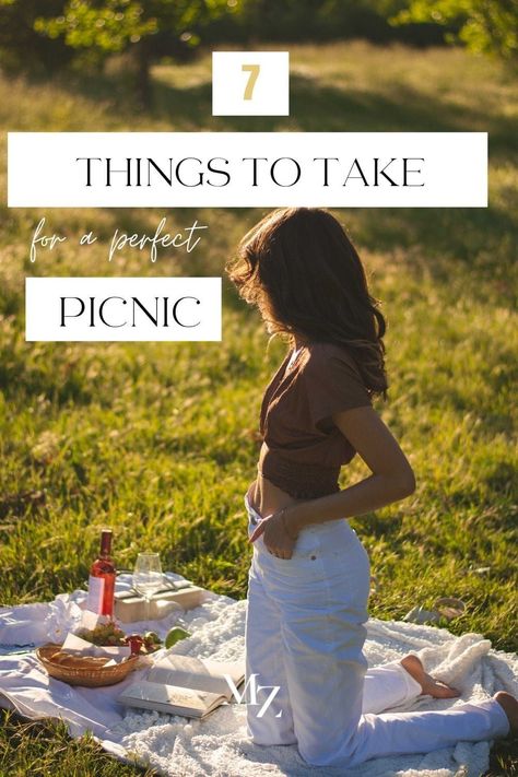 Thinking about what picnic essentials you need for the perfect date or gathering with your friends? Picnics take a bit of planning beforehand, so making a checklist is the best way to remember everything you need. I went on one and did a mini photo shoot the other day, and though it’s such a fun idea especially if you find the perfect spot for it! Picnic date ideas, What to take on a picnic, cute date ideas, things to do with friends, picnic basket, picnic food inspiration, aesthetic picnic Game Ideas For Picnic, What To Bring On A Picnic Date, Picnic Date Essentials, Planning A Picnic Date, Picnic Aesthetic For Two, Picnic Food Ideas For Two Aesthetic, Aesthetic Picnic Essentials, 1 Year Anniversary Picnic Ideas, What To Do On A Picnic Date