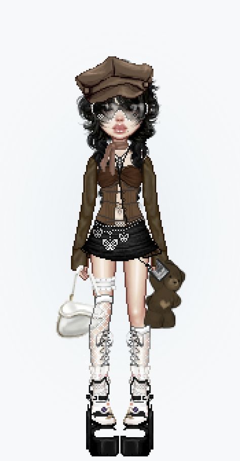 Everskies Streetwear, Highrise Outfit, Everskies Outfits, Streetwear Dress, Anime Boy Hair, Bratz Inspired Outfits, Dti Fits, Model Outfit, Drawing Anime Clothes