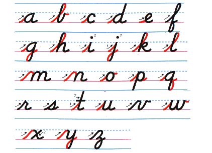 Cursive Writing Style: Exploring Types of Cursive Writing - My Cursive Cursive Small Letters, Style Handwriting, Teaching Cursive Writing, Cursive Writing Practice Sheets, Handwriting Worksheet, Cursive Handwriting Worksheets, Learn Handwriting, Teaching Cursive, Learning Cursive