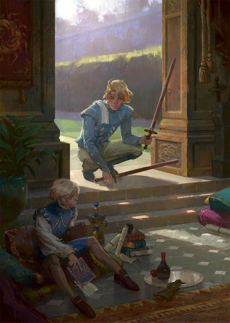 Captive Prince, Fantasy Mermaid, Hur Man Målar, Younger Brother, Wow Art, High Fantasy, Arte Fantasy, Hayao Miyazaki, 판타지 아트