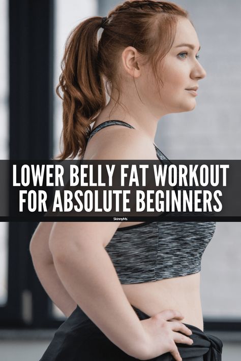 Lower Belly Fat Workout for Absolute Beginners Stomach Workout For Beginners, Exercise For Lower Belly, Easy Workouts For Beginners, Lower Belly Pooch, Lower Belly Fat Workout, Belly Pooch Workout, Stomach Fat Workout, Lower Belly Workout, Lose Lower Belly Fat