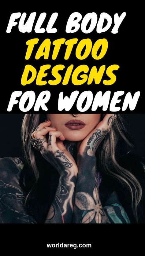 Full Body Tattoo Designs for Women Full Body Tattoos For Women, Whole Body Tattoo Woman, Full Body Tattoo Women, Full Body Tattoo Designs, Symmetrical Tattoos, Symmetrical Tattoo, Body Tattoo Design, Tattoo Female, Body Tattoo