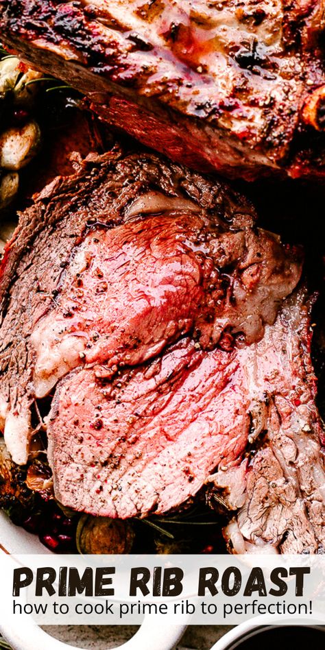 Perfect Bone In Prime Rib Everytime, Rib Roast Bone In Recipe, How To Cook Bone In Prime Rib, Prime Rib Roast Bone In, Beef Rib Roast Bone In How To Cook, Large Prime Rib Roast Oven, Whole Prime Rib Roast, Paula Deen Prime Rib Roast, Best Bone In Prime Rib Recipe Ever