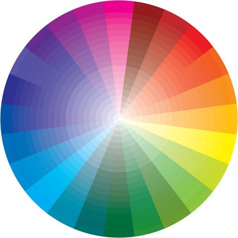 Color Spectrum. Uncinetto Zig Zag, The Color Wheel, Color Spectrum, Complimentary Colors, Simple Prints, Colorful Furniture, Color Wheel, Site Web, Color Theory