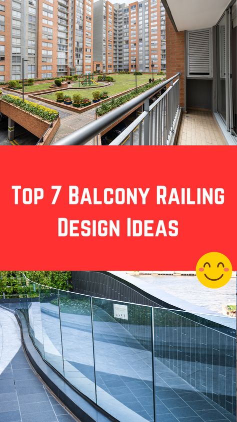 Top 7 Balcony Railing Design Ideas ( For Home Renovation) Balcony Railing Design Modern, Metal Stair Railing, Stairs Railing, Balcony Railing Design, Metal Stairs, Wooden Stairs, Balcony Railing, Railing Design, Stair Railing