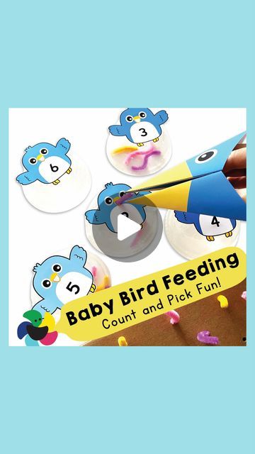 Chana Favors on Instagram: "Baby Bird Feeding - Introduce fine motor and number skills with our Baby Bird Feeding printable! 🐦✨ This interactive game enhances fine motor skills while reinforcing number recognition and counting in a fun and engaging way. Feed the baby birds and watch your child’s skills soar! 🌟 Visit our Etsy store to get yours today. 🛍️ ☰What you'll need: * Chanafavors Printables 🌈 Shop for Printable PDF Files 🖨 Chanafavors.etsy.com (Click our profile for live link) * Cardboard Box * Awl * Pipe Cleaners * Scissors / Cutter Knife * Glue Stick * Plastic Lids ❤️ Like, Share, and Save for future inspiration. 🌟Follow @chanafavors for fresh ideas every week! #ChanaFavors . . . . . #kidsactivities #finemotor #finemotorskills #finemotoractivity #finemotoractivities # Future Inspiration, Bird Feeding, Baby Birds, Preschool Art Activities, Plastic Lids, Glue Stick, Number Recognition, Pipe Cleaners, Interactive Game