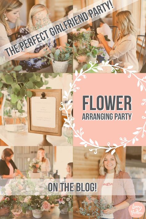 Hosting A Flower Arranging Party, Flower Arrangement Party Ideas, Flower Arranging Party Ideas, Floral Arranging Party, Floral Arrangement Party, Flower Arranging Party, Flower Arrangement Party, Easy Floral Arrangements, Sims Family