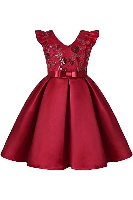 Fancy Short Dresses, Flower Princess, Wedding Dresses For Kids, Dress Amazon, African Dresses For Kids, Girls Lace Dress, Frock Fashion, Communion Party