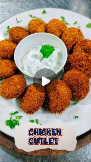 Chef Hira Sadhu on Instagram: "Quick & easy chicken cutlet recipe! 🍗✨ Elevate your dinner game tonight! #ChickenCutlet #RecipeOfTheDay #FoodieFaves #DeliciousDinner #CrispyChicken #HomeCooking #EasyRecipes #FoodLove #YumYum #InstaFood" Chicken Cutlet Instant Pot, Chicken Cutlet Recipes Indian, Cutlets Recipes Veg, Cutlets Recipes Chicken, Non Veg Recipes Indian Chicken, Easy Chicken Starter Recipe, Indian Chicken Starter Recipes, Chicken Starters Recipes, Cutlet Recipes Veg