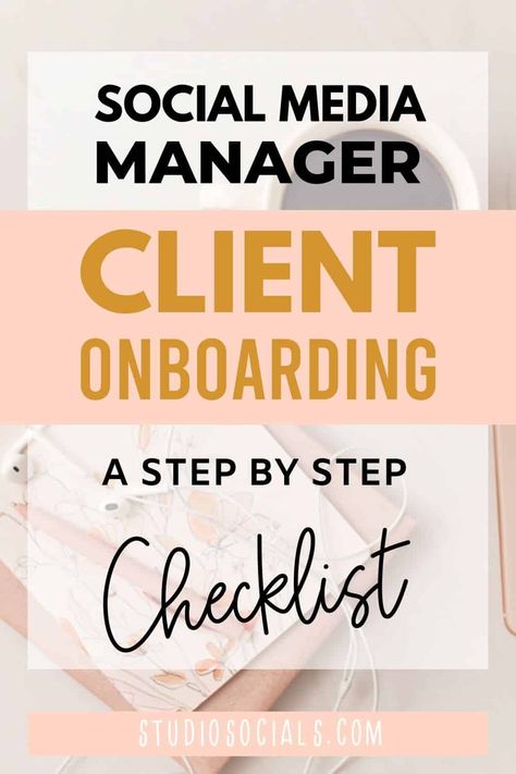 Are you looking for ways to streamline your social media manager client onboarding process? Check out these tips and templates that will help make the process smoother for everyone involved. From setting expectations to getting started on tasks, this guide has everything you need to get your social media manager onboarding off to a great start! Onboarding clients, onboarding social media clients, client onboarding checklist, freelance tips. Onboarding Clients, Social Media Manager Checklist, Social Media Strategy Plan, Onboarding Checklist, Freelance Tips, Social Media Management Business, Client Onboarding, Social Media Content Strategy, Data Driven Marketing