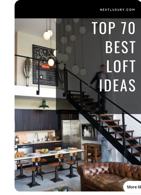 Upstairs Loft Office Space, Loft Flat Ideas, Loft Style Condo, Home Office Ideas Loft, Loft Arrangement Ideas, Condo Loft Ideas, Small Loft Design Ideas, Loft Decorating Ideas Upstairs Modern, Loft Office Space Industrial