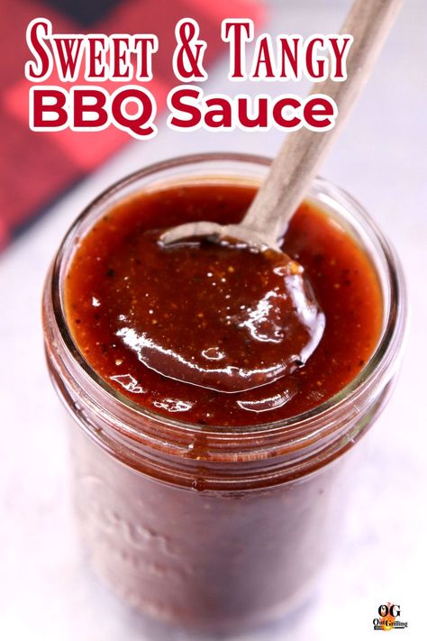 Resep Burger, Best Barbecue Sauce, Unique Sauces, Homemade Bbq Sauce Recipe, Sweet Bbq Sauce, Tangy Bbq Sauce, Barbecue Sauce Recipes, Homemade Barbecue Sauce, Grilled Meats