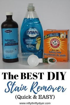 Homemade Stain Removers, Stain Remover Clothes, Diy Stain Remover, Laundry Stain Remover, Diy Staining, Laundry Stains, Homemade Cleaning Solutions, Dawn Dish Soap, Remove Stains