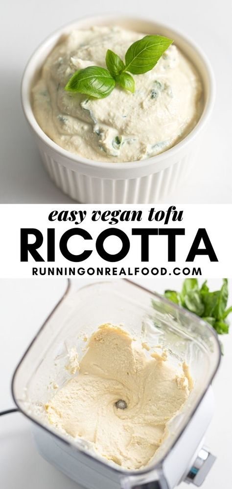 Vegan Basics, Catering Recipes, Herbed Ricotta, Ricotta Recipe, Tofu Ricotta, Homemade Tofu, Tofu Recipes Vegan, Vegan Ricotta, School Meals