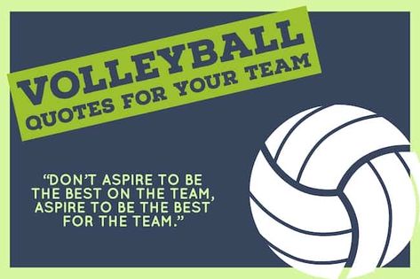 Team Quotes Motivational, Motivational Team Quotes, Volleyball Team Quotes, Volleyball Sayings, Inspirational Volleyball Quotes, Quotes Volleyball, Team Motivational Quotes, Volleyball Coaching, Sports Quote