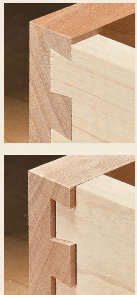 Diy Dovetail Jig, Dovetail Cabinets, Wood Joinery Detail, Carving For Beginners, Wooden Joints, Building Cabinets, Dovetail Box, Woodworking Jig Plans, Wood Jig