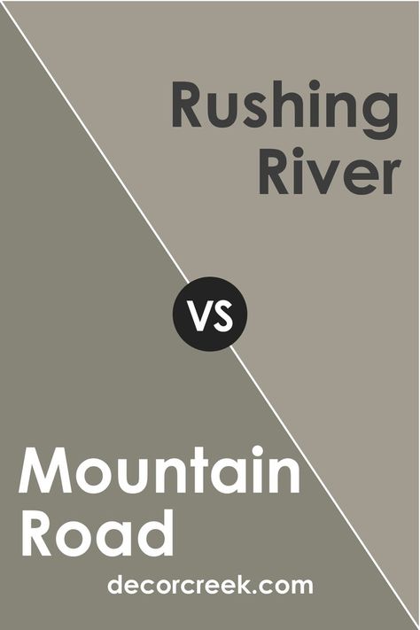 SW 7743 Mountain Road vs. SW Rushing River Sw Rushing River, Exterior House Color, Exterior Paint Color, Siding Paint, Mountain Road, Interior Paint Colors, House Paint Exterior, Exterior House Colors, Paint Colors For Home