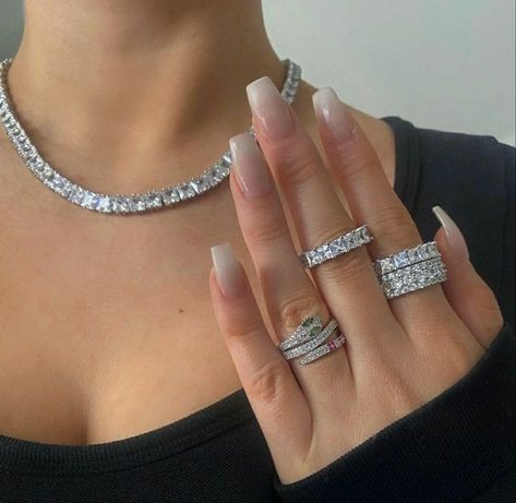 Expensive Jewelry Luxury, Luxe Jewelry, Nail Jewelry, Dope Jewelry, Classy Jewelry, Expensive Jewelry, Stacked Jewelry, Jewelry Lookbook, Fancy Jewelry