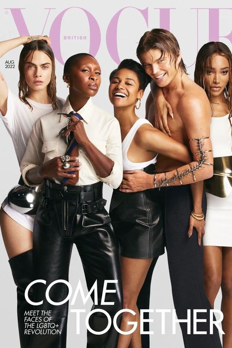 British Vogue August 2022 cover by Mert & Marcus Magazine Cover Ideas, Edward Enninful, Jordan Barrett, Saint Roch, Fashion Bible, Cynthia Erivo, Fashion Cover, Vogue Covers, Vogue Uk