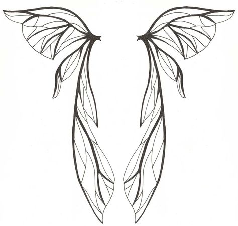 Fairies Wings, Fairy Wings Drawing, Fairy Wing Tattoos, Alas Tattoo, Borboleta Tattoo, Kunst Tattoos, Wing Tattoo Designs, Fairy Tattoo Designs, Fairy Drawings