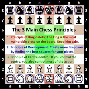 The 3 Most Important Chess Opening Principles – CHESSFOX.COM Chess Principles, Chess Study, Beginner Chess, Chess Basics, Chess Tricks, Chess Rules, Chess Quotes, Chess Tactics, Learn Chess