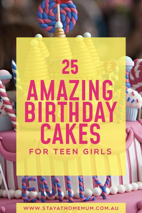 So what do you give to your teenager when she turns a year older? Fret no more; as usual, SAHM is here before you even ask for it. Let’s take a look at these totally amazing cakes for teenage girls! Amazing Birthday Cakes, Birthday Cake Girls Teenager, Cakes For Teenagers, Birthday Cale, 12th Birthday Cake, 15th Birthday Cakes, Polka Dot Cakes, Fondant Cakes Birthday