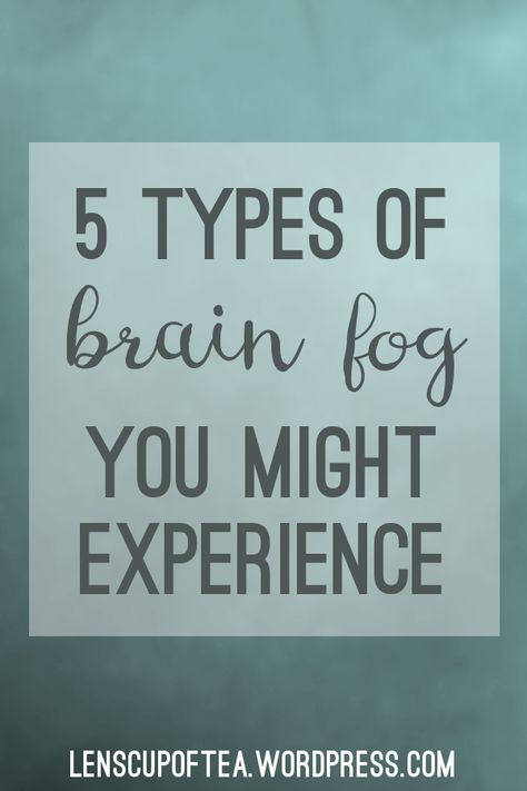 Brain fog or "fibro fog" can be a symptom of many different illnesses such as ME/CFS, fibromyalgia, MS, POTS and anemia. If you experience it as well you probably know not all brain fog is the same - so here are 5 types of brain fog you might experience. Brain Fog Symptoms, Lesions On Brain, Foggy Brain Remedies, Brain Fog Quotes, Brain Fog Causes, Brain Fog Remedies, Brain Issues, Foggy Brain, Fibro Fog