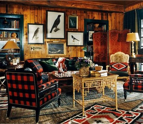 Decor To Adore: Day 2 ~ Cabin Style Ski Lodge Interior, Lodge Interiors, Calm Interior, Lodge Living Room, Ralph Lauren Interiors, Camp Decor, Outdoor Sitting, Lodge Look, Genius Loci